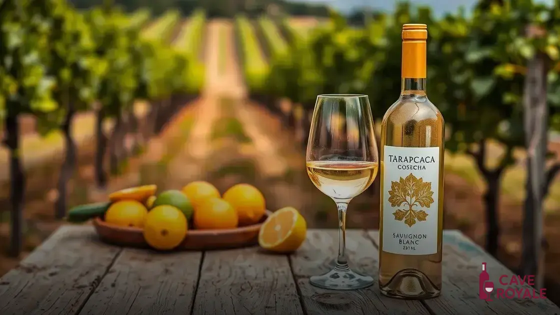 Características do Tarapacá Cosecha Sauvignon Blanc