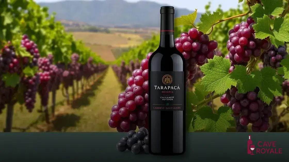 caracteristicas-do-tarapaca-reserva-cabernet-sauvignon Vinho Chileno Tarapacá Reserva Cabernet Sauvignon