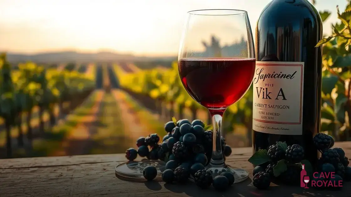 Características do Vik A Cabernet Sauvignon