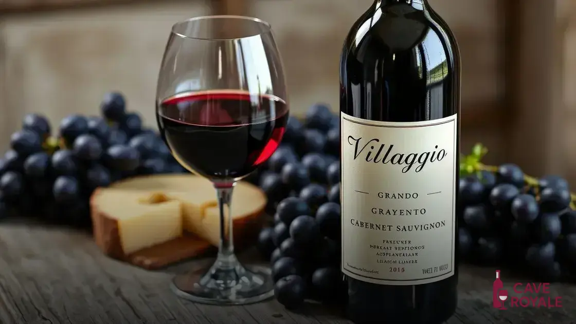 Características do Villaggio Grando Cabernet Sauvignon