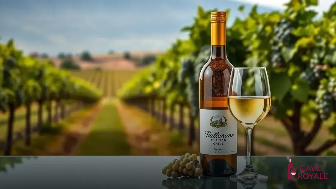 Características do vinho branco chileno