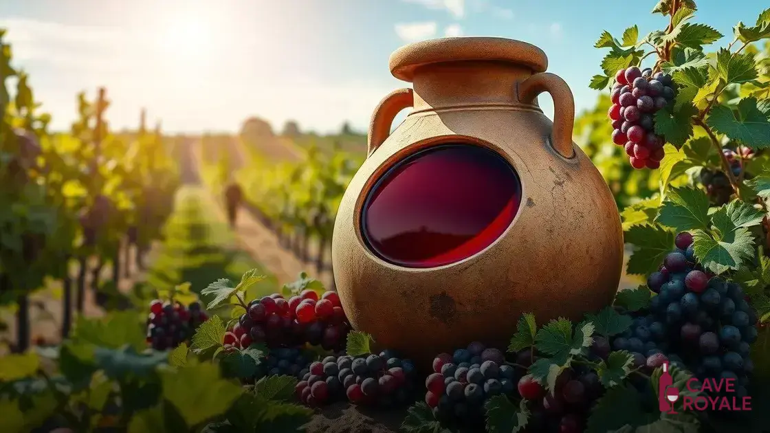 Características do vinho de ânfora