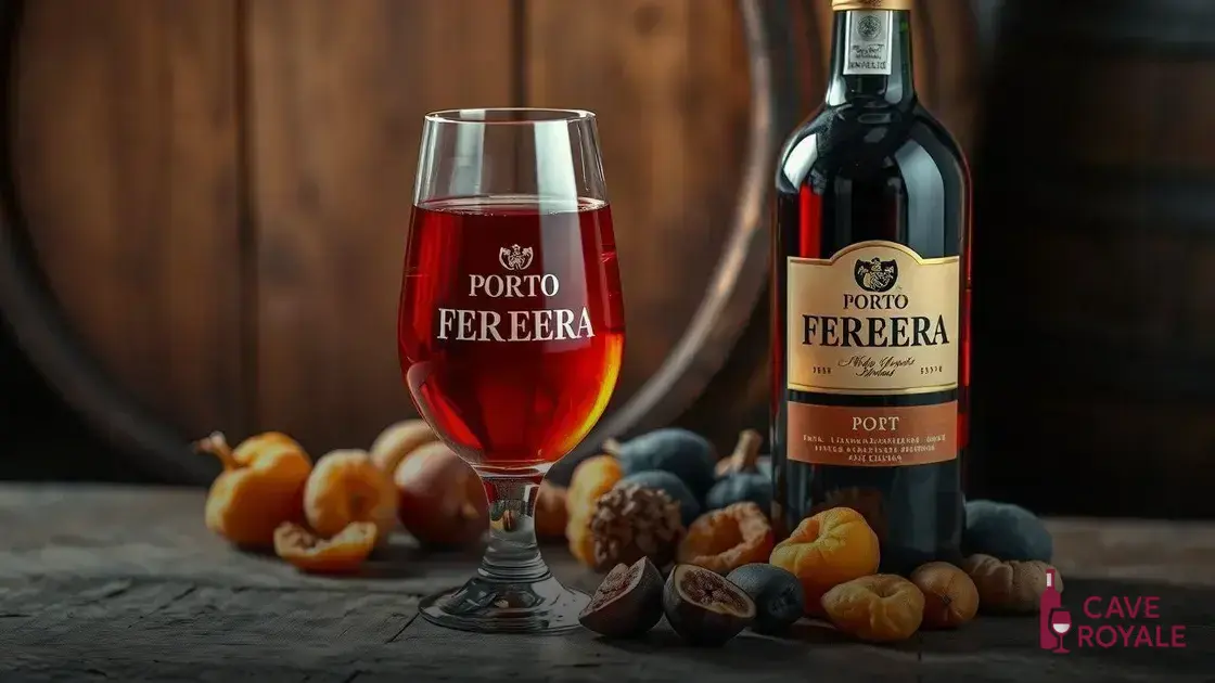 Características do vinho do Porto Ferreira