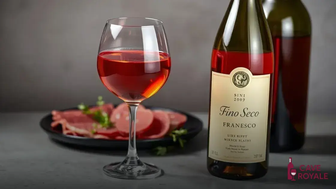 Características do vinho Fino Seco Francesco