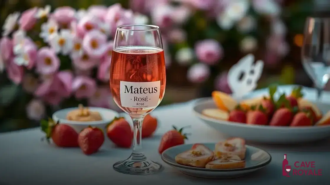 Características do vinho Mateus Rosé