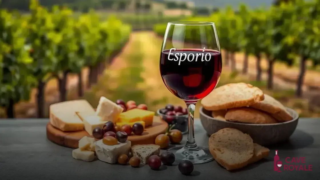 Características do vinho português Esporão
