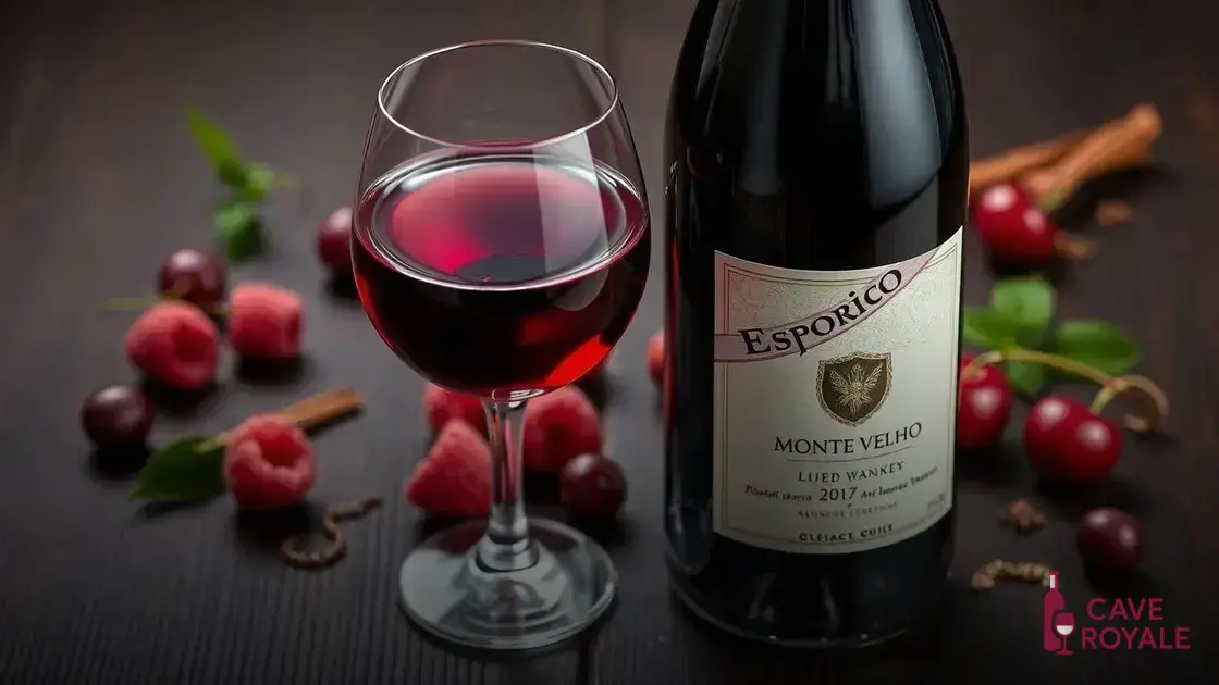 Características do vinho tinto Esporão Monte Velho