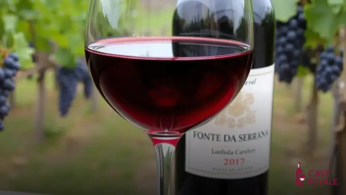 Características do vinho tinto Fonte Da Serrana