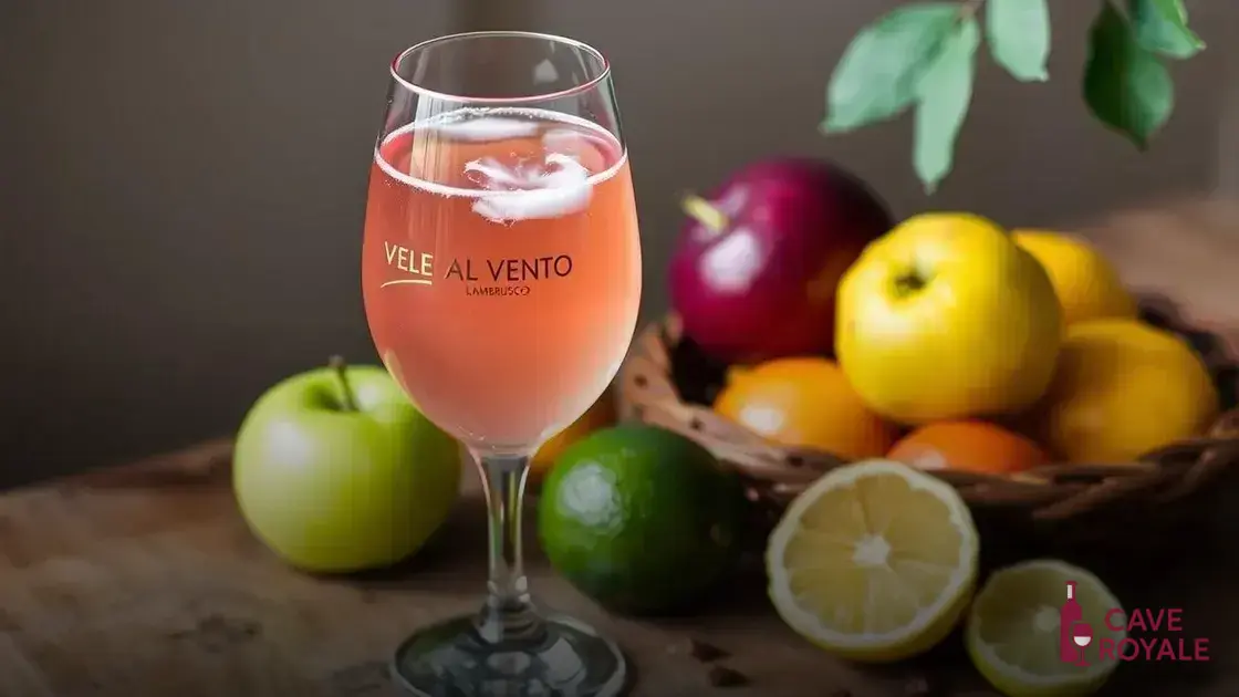 Características do vinho Vele Al Vento Lambrusco Dell