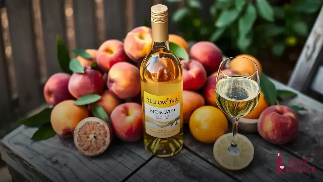 Características do vinho Yellow Tail Moscato