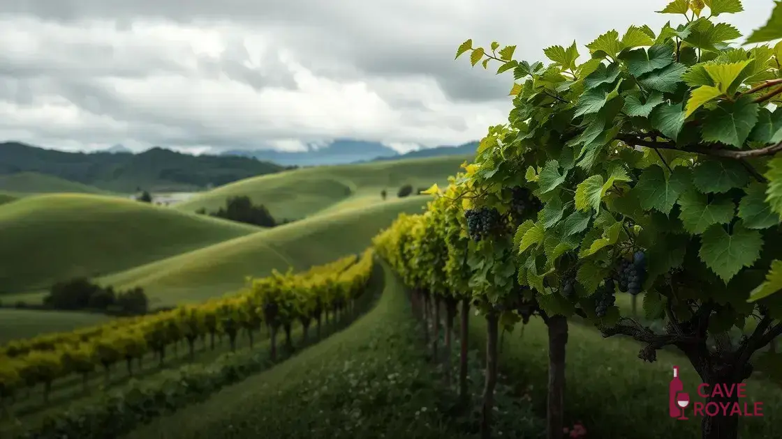 Características dos vinhos de clima frio