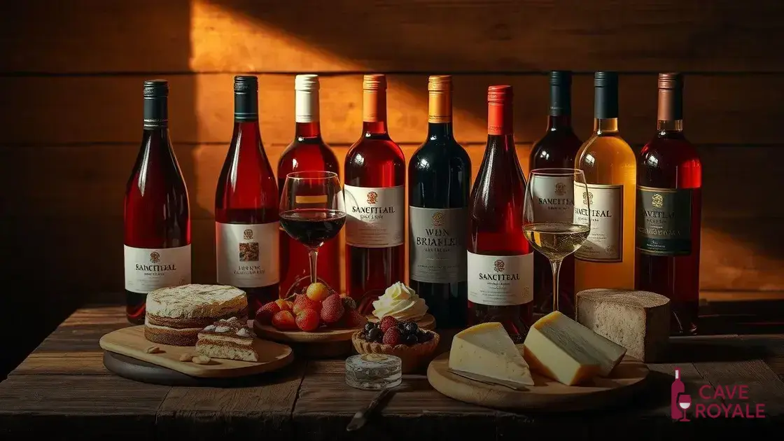 Características dos vinhos doces