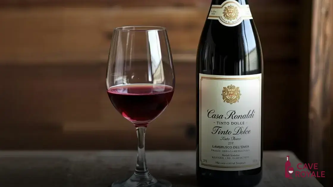 Casa Ronaldi Tinto Dolce Lambrusco Dell'Emilia