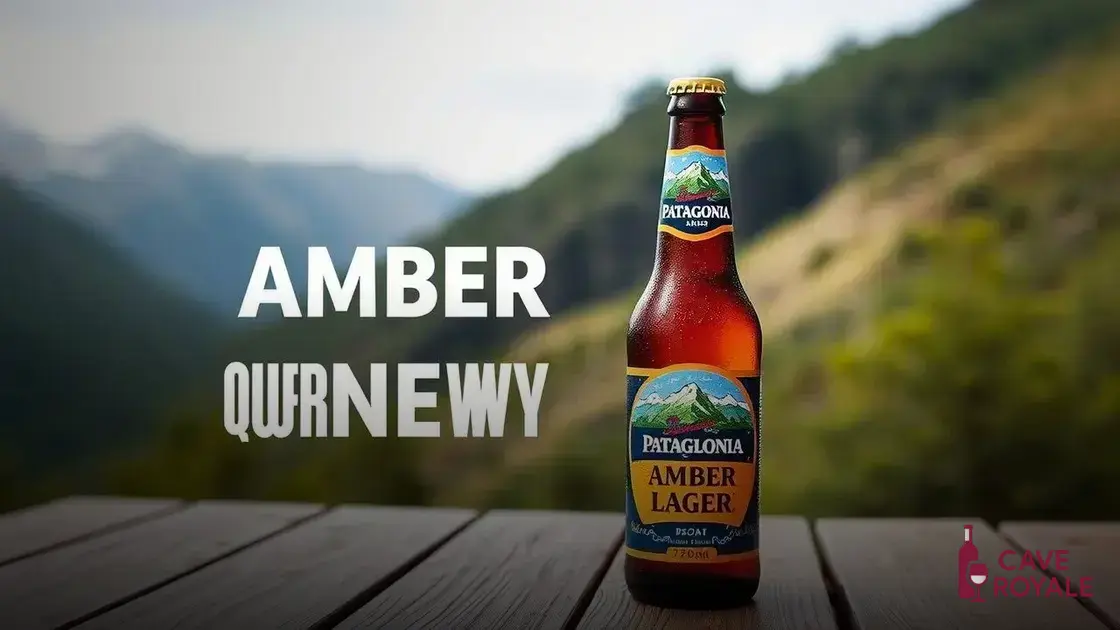 Cerveja Patagonia Amber Lager One Way 740ml