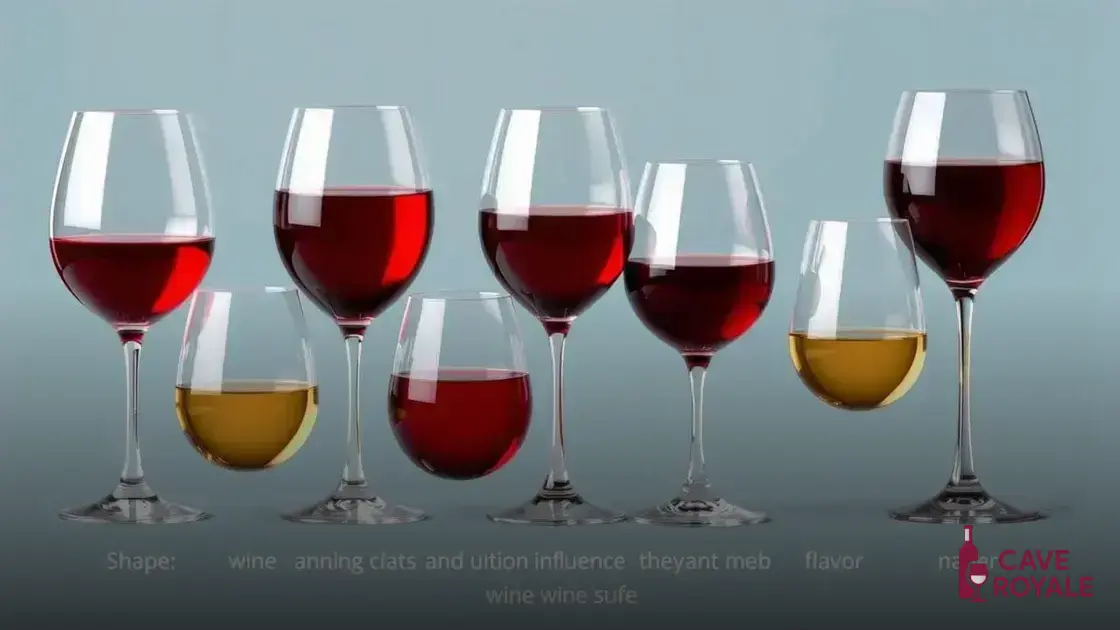Como a forma da taça afeta o sabor do vinho