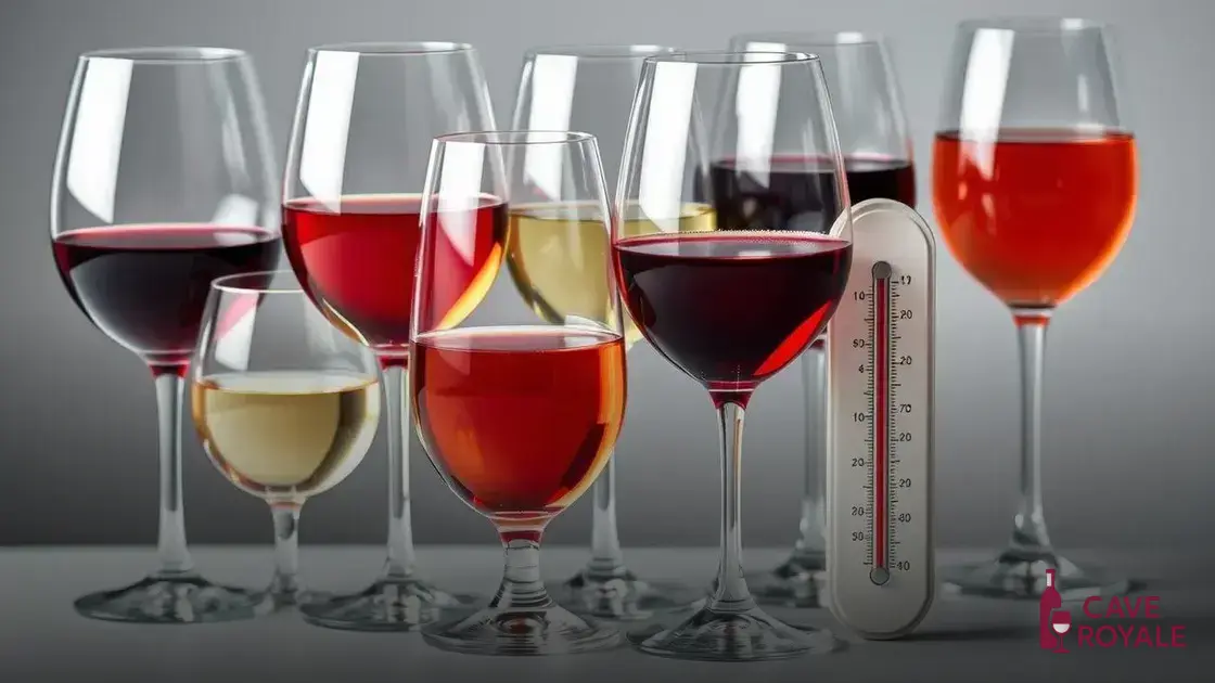 Como a temperatura influencia o sabor do vinho
