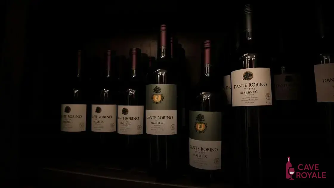 Como armazenar DANTE ROBINO Tinto Malbec