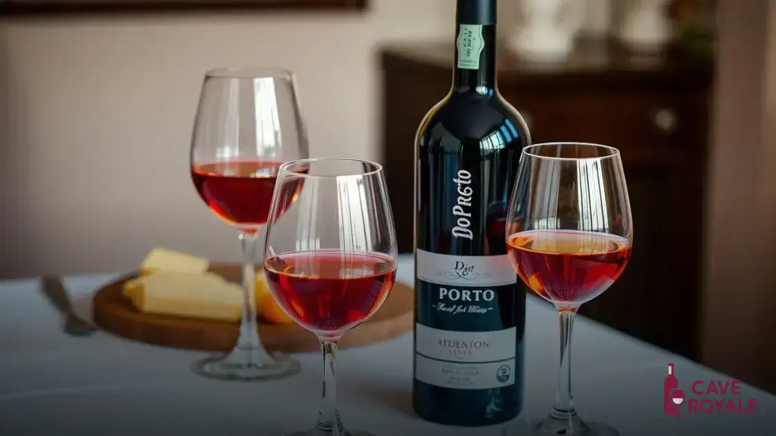 Como conservar e servir vinho Do Porto