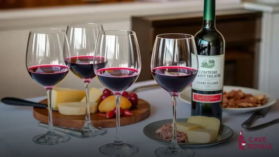 como degustar Comtesse Saint Hilaire
