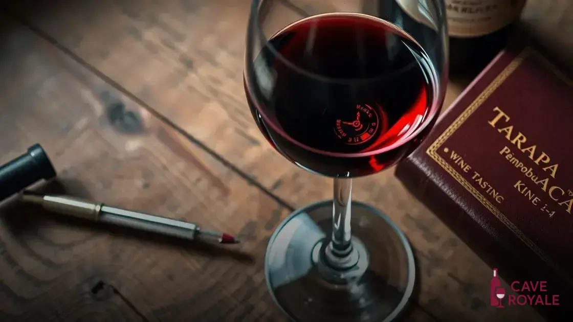 Como degustar corretamente o Tarapacá