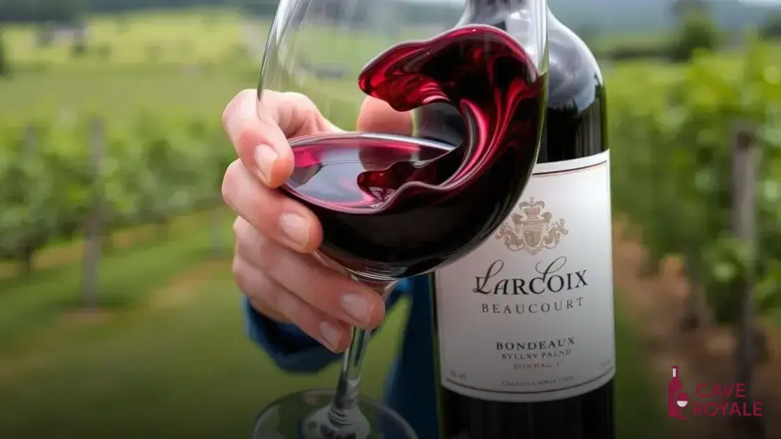 Como degustar La Croix Beaucourt