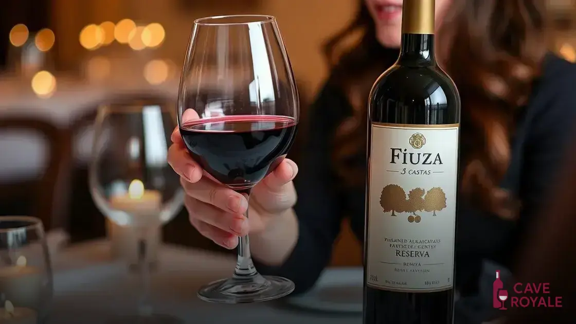 Como degustar o Fiuza 3 Castas Reserva