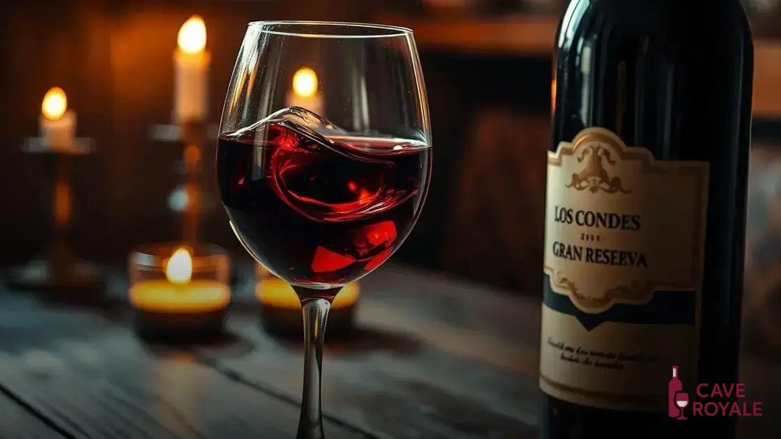 Como degustar o Los Condes Gran Reserva corretamente