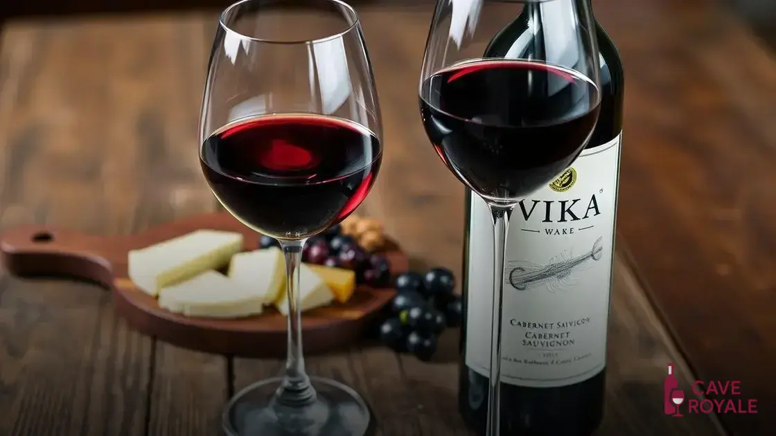 Como degustar o Vik A Cabernet Sauvignon