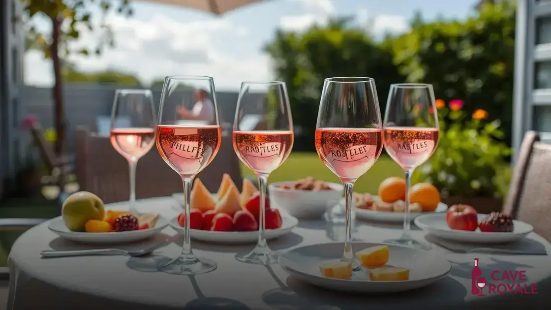 como degustar o vinho rosé