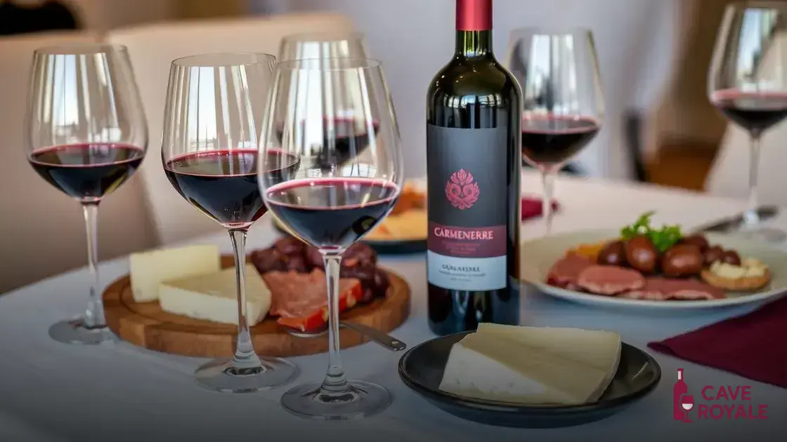 Como degustar um Carménère