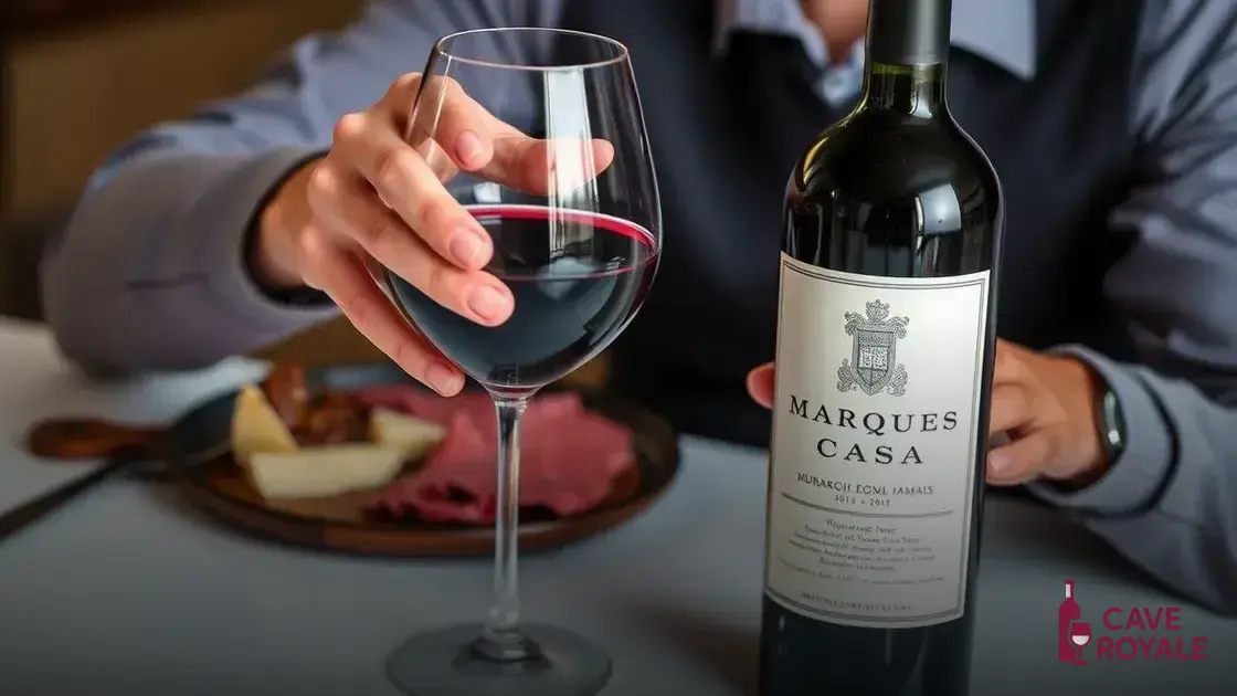 Como degustar um vinho como o Marques De Casa
