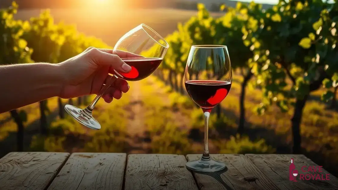 Como degustar um vinho tinto