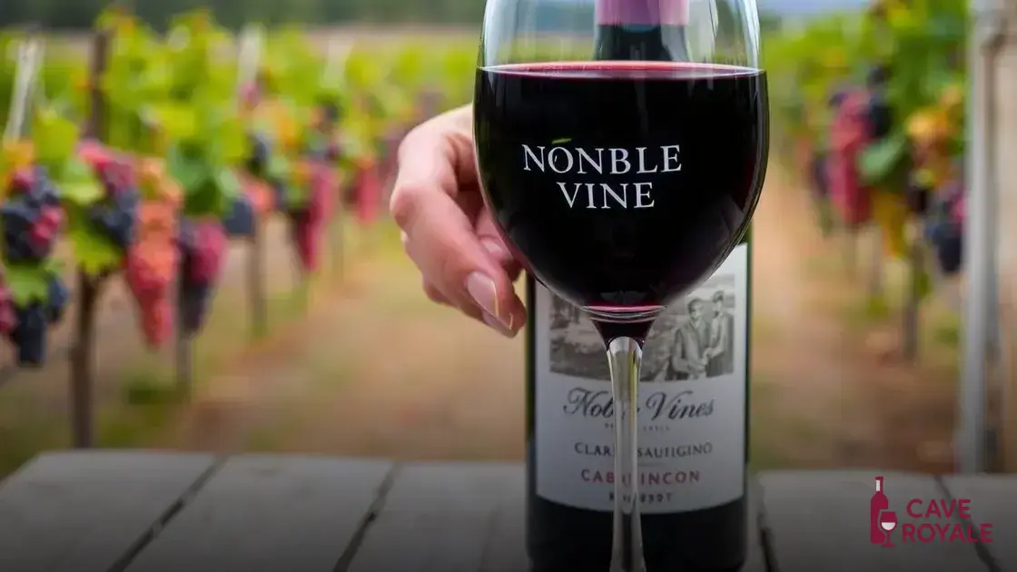 Como degustar vinhos tinto como o Noble Vines