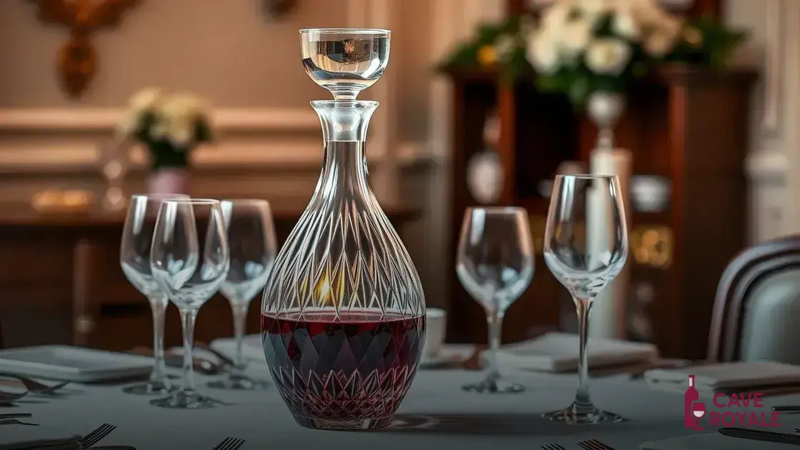 Como escolher o decanter ideal