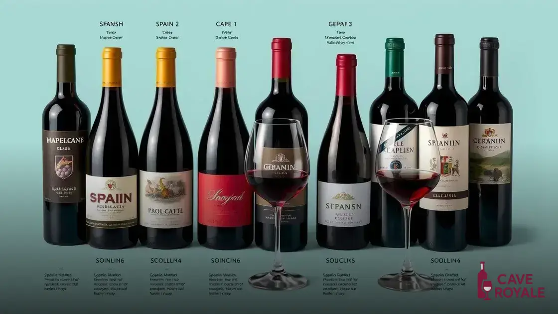 Como escolher o melhor vinho tinto espanhol
