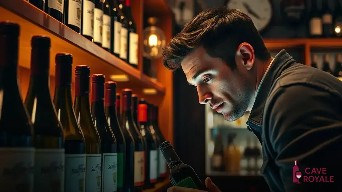 Como evitar sulfitos no vinho?