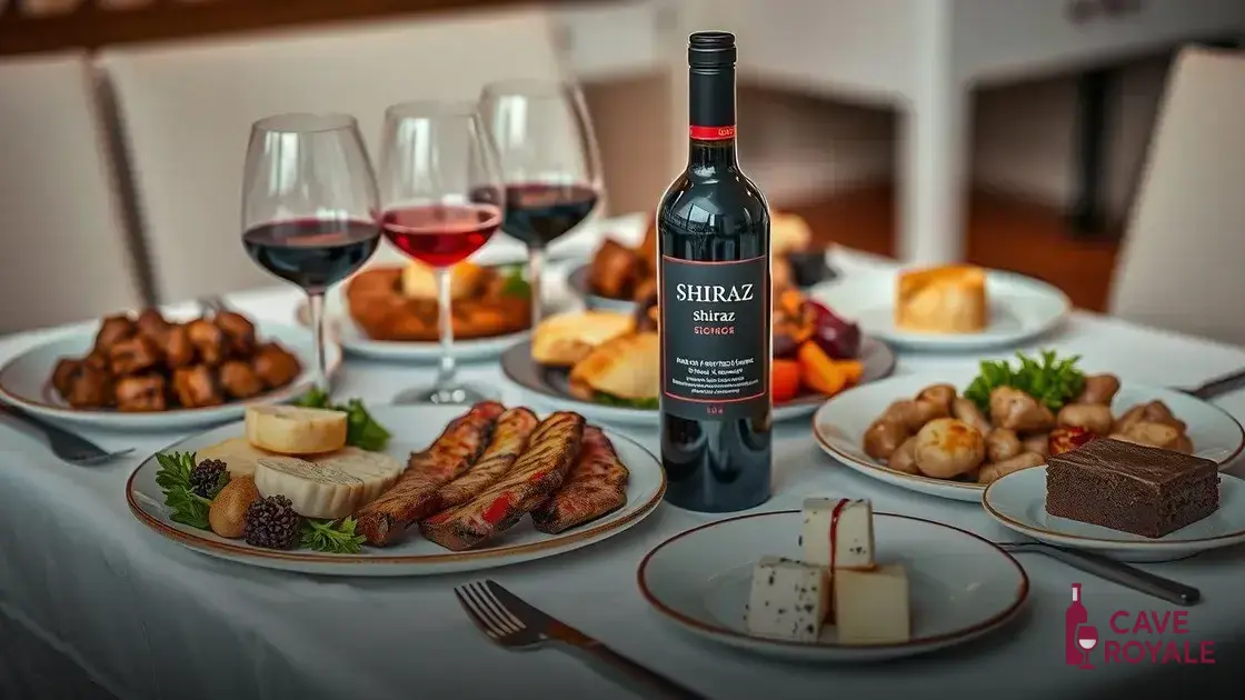 Como harmonizar o vinho shiraz