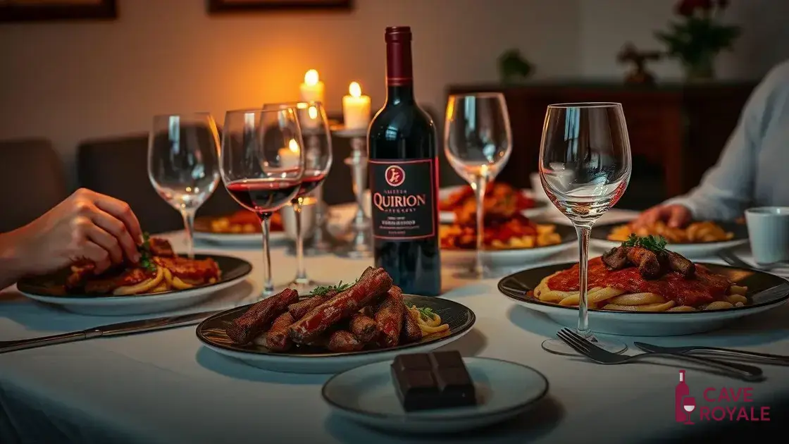 Como harmonizar Quiron Cabernet Sauvignon
