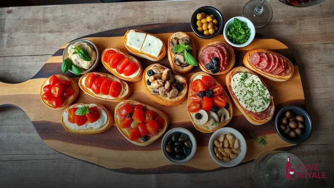 Como montar uma tábua de bruschettas para uma degustação com amigos