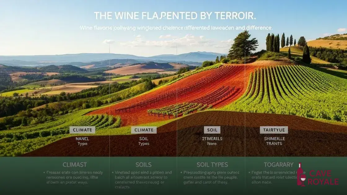 Como o terroir afeta o sabor do vinho