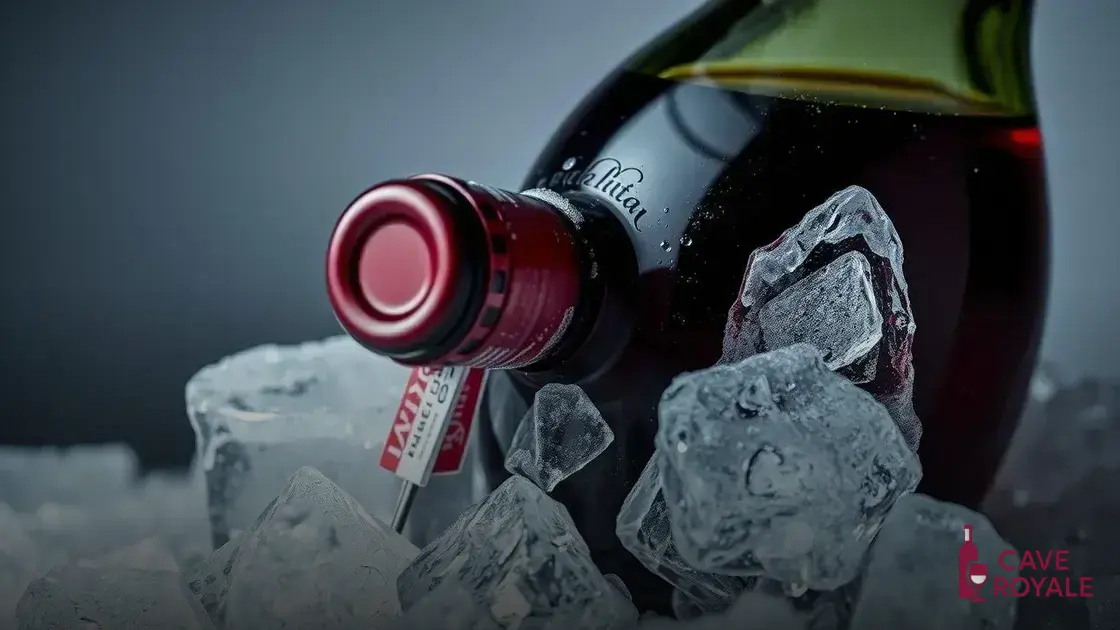 Como o vinho reage ao congelamento?