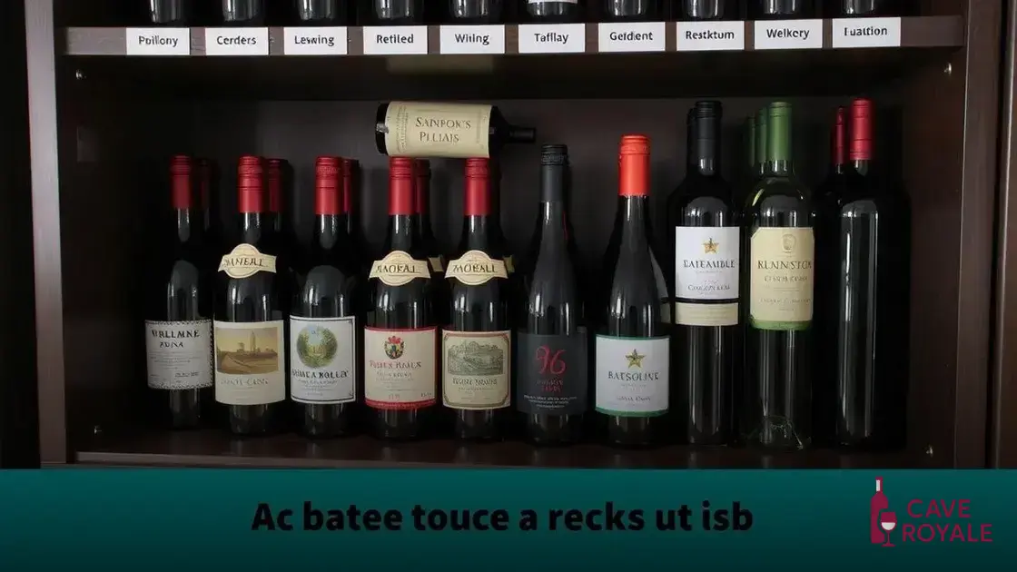 Como organizar seus vinhos de maneira eficiente