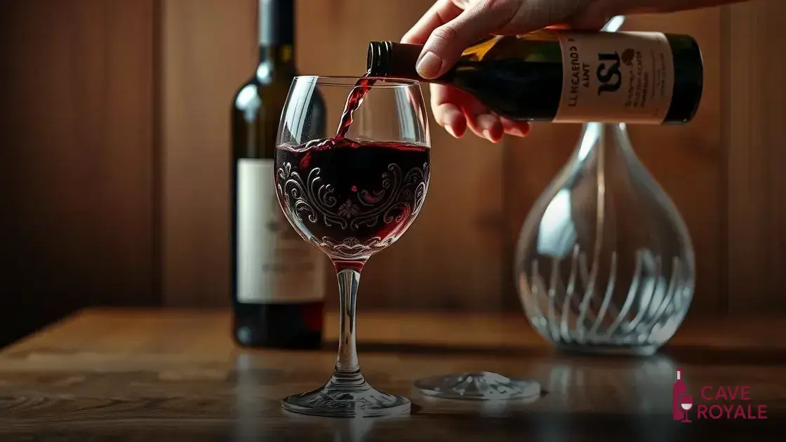 Como servir corretamente o vinho
