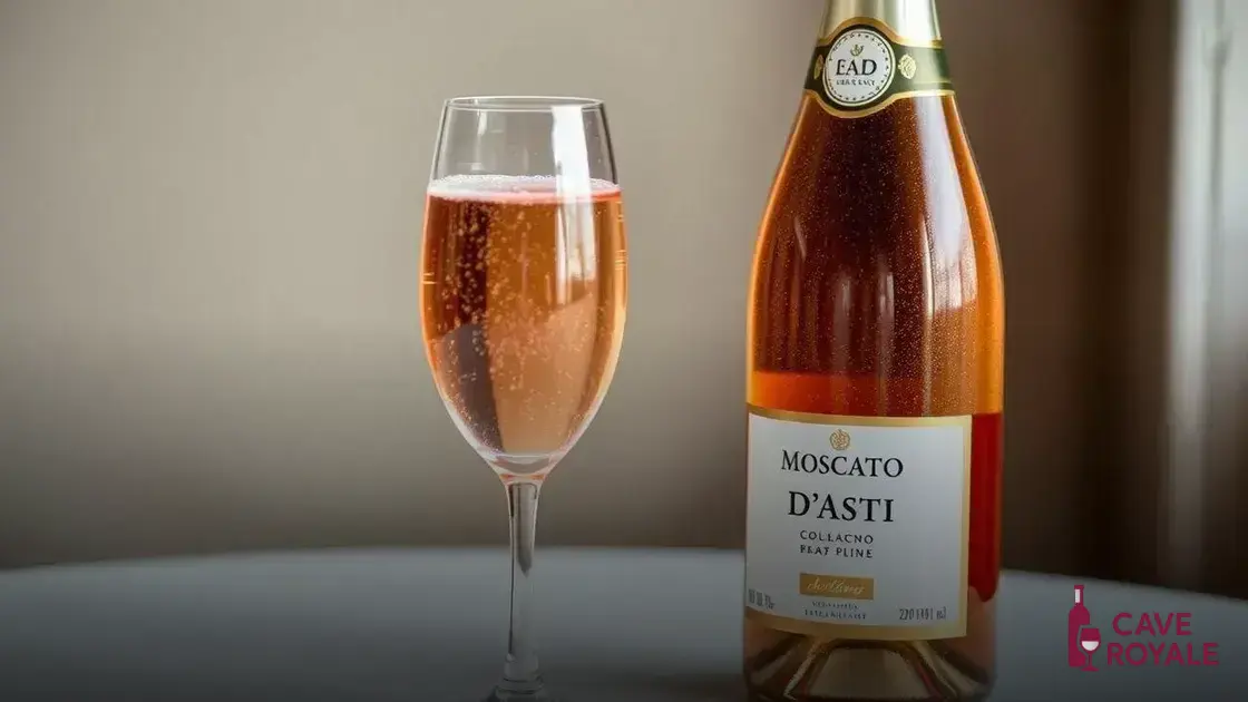 Como servir e armazenar Moscato D