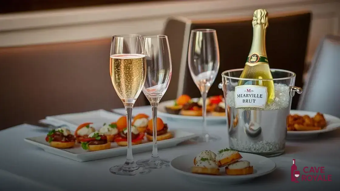 Como servir M De Marville Brut para encantar seus convidados?