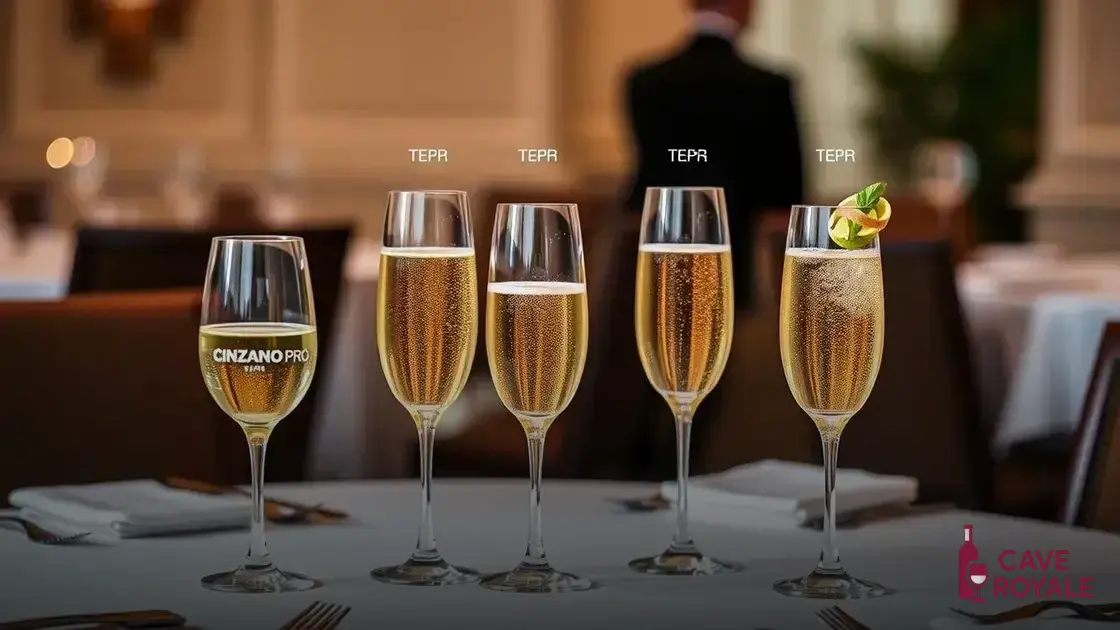Como servir o Cinzano Pro corretamente