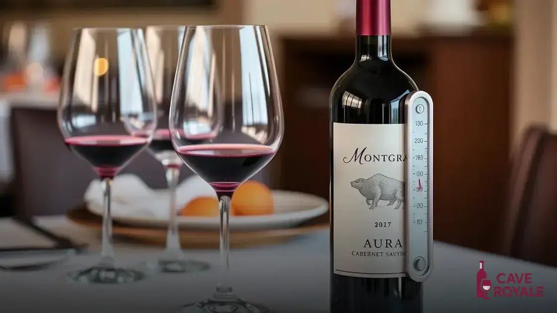 Como servir o Montgras Aura