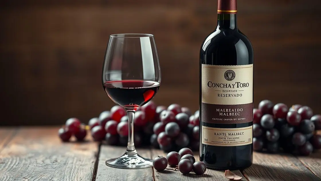 Concha y Toro Reservado Malbec: Review Completo 2025