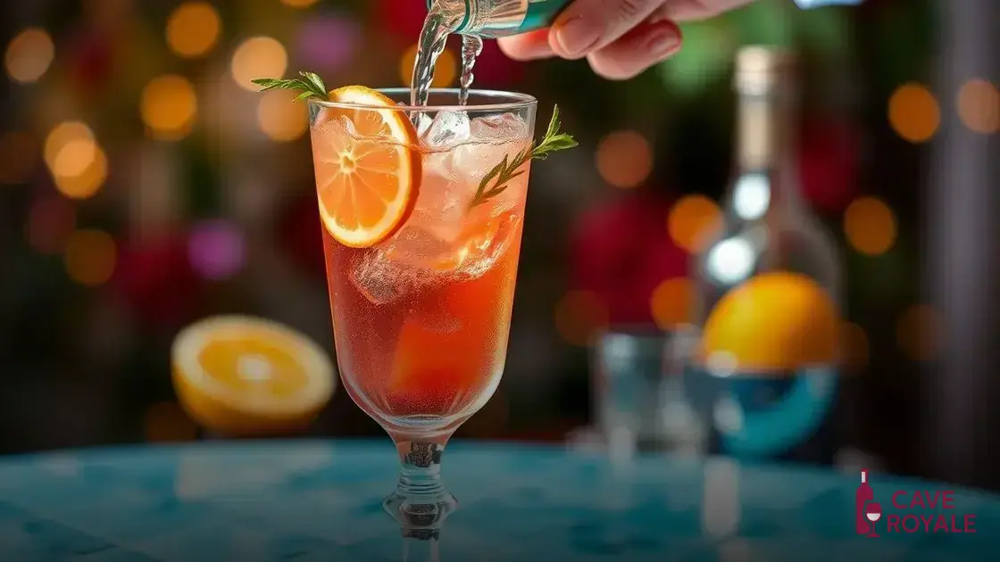 Coquetéis clássicos com vinho rosé