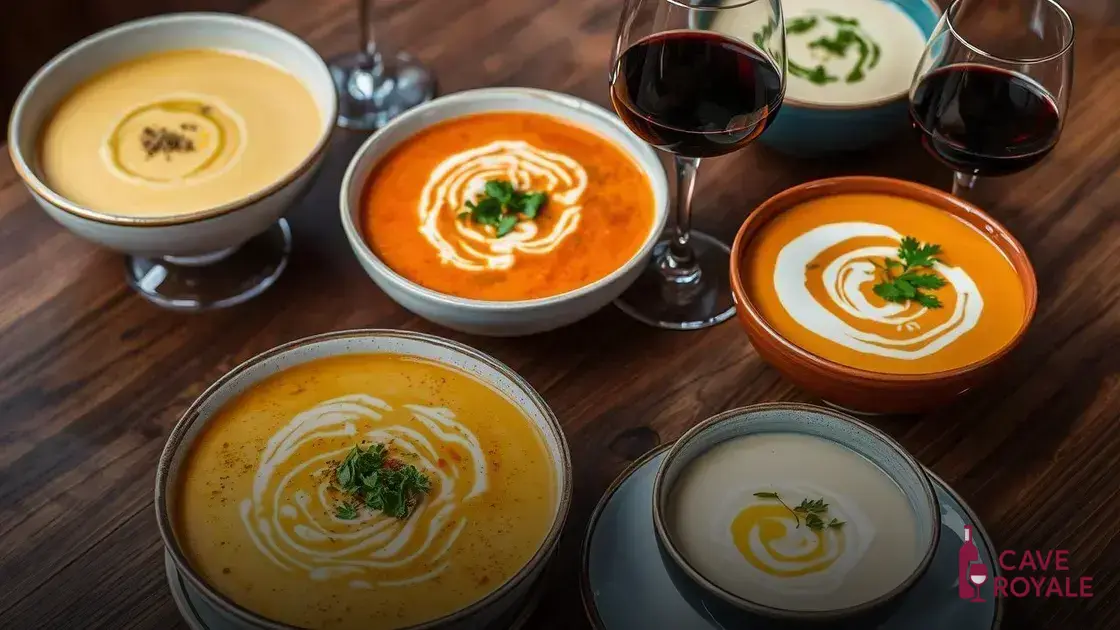 Cremes que realçam o sabor do vinho